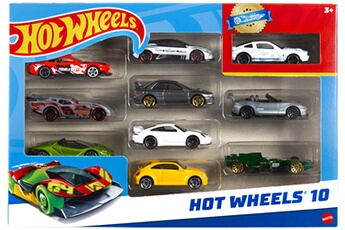 Coffret de 10 voitures Hot wheels Modèle aléatoire Bon état -  reconditionné disponible sur Darty