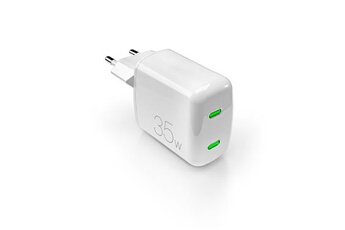 Bloc secteur MiniPro Double USB-C 35W Blanc Bon état - N/A reconditionné disponible sur Darty