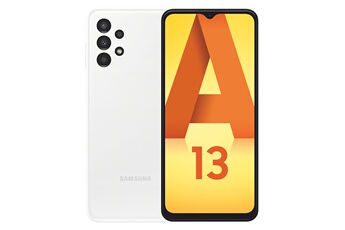 Acheter Galaxy A13 64Go Blanc V2 État correct - 141,00 € Galaxy A13 64Go Blanc V2 État correct - Samsung reconditionné disponible sur Darty