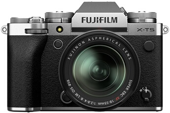 X-T5 SILVER + XF 18-55MM F/2.8-4 R LM OIS Bon état - Fujifilm reconditionné disponible sur Darty