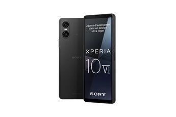 Acheter Xperia 10 VI 8GO RAM 128GO EU 5G - Noir État correct - 359,00 € Xperia 10 VI 8GO RAM 128GO EU 5G - Noir État correct - Sony reconditionné disponible sur Darty