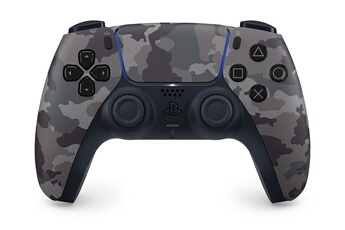 Acheter Manette sans fil DualSense Grey Camo pour PS5 Très bon état - 75,48 € Manette sans fil DualSense Grey Camo pour PS5 Très bon état - Sony reconditionné disponible sur Darty