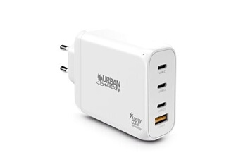 3 ports USB-C (2x100W + 1x65W) et 1 Port USB-A (30W) Bon état - Urban Factory reconditionné disponible sur Darty