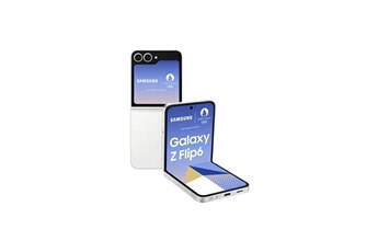 Smartphone Galaxy Z Flip blanc 6.7 RAM 12 Go stockage 256 Go Bon état - Samsung reconditionné disponible sur Darty