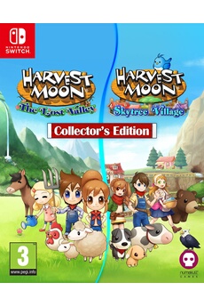 Harvest Moon The Lost Valley + Skytree Village Collector's Edition Nintendo Switch Très bon état - Just For Games reconditionné disponible sur Darty