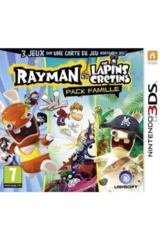 Acheter Rayman et les Lapins Crétins Pack Famille pour Nintendo 3DS Bon état - 12,95 € Rayman et les Lapins Crétins Pack Famille pour Nintendo 3DS Bon état - N/A reconditionné disponible sur Darty