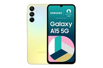 Galaxy A15 128Go Lime 5G État correct - Samsung reconditionné disponible sur Darty