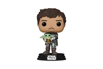 Figurine Pop Star Wars Mandalorian Mando Holding Child Très bon état - Funko reconditionné disponible sur Darty