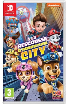 Acheter Pat Patrouille A la rescousse d'Adventure City Nintendo Switch Bon état - 21,99 € Pat Patrouille A la rescousse d'Adventure City Nintendo Switch Bon état - Bandai Namco reconditionné disponible sur Darty