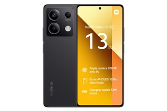Acheter Redmi Note 13 256Go Noir 5G Très bon état - 148,00 € Redmi Note 13 256Go Noir 5G Très bon état - Xiaomi reconditionné disponible sur Darty