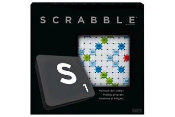 Jeu de culture générale Scrabble Deluxe État correct - Mattel reconditionné disponible sur Darty