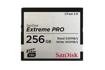Carte mémoire CFast ""Extreme Pro"", CFast 2.0, 256GB - Bon état SanDisk sur Darty