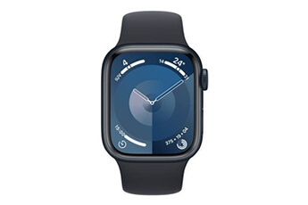 Acheter Watch Series 9 (GPS) - 41 mm - aluminium minuit - montre intelligente avec bande sport - fluoroélastomère - minuit - taille du bracelet : M/L - 64 Go Très bon état - 245,00 € Watch Series 9 (GPS) - 41 mm - aluminium minuit - montre intelligente avec bande sport - fluoroélastomère - minuit - taille du bracelet : M/L - 64 Go Très bon état - Apple reconditionné disponible sur Darty