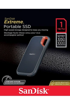 EXTREME PORTABLE 1T RPD2 Bon état - SanDisk reconditionné disponible sur Darty