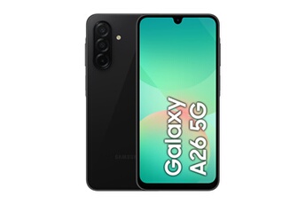 Galaxy A26 5G IA 128GB Noir Très bon état - Samsung reconditionné disponible sur Darty