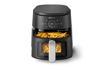 NA211/00 Airfryer 3.2L noir Série 2000 Très bon état - Philips reconditionné disponible sur Darty