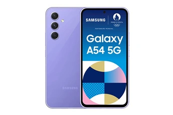 Galaxy A54 - 5G smartphone - double SIM - RAM 8 Go / Mémoire interne 256 Go - microSD slot - OLED display - 6.4"" - 2340 x 1080 pixels (120 Hz) - 3 x État correct - Samsung reconditionné disponible sur Darty