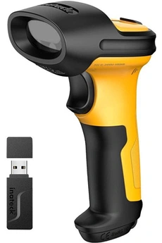 Scanner code-barres laser sans fil 2. 4ghz, lecteur code à barres avec portée de 60 mètres, batterie 2600mah, scan automatique rapide et précis Bon état - Inateck reconditionné disponible sur Darty