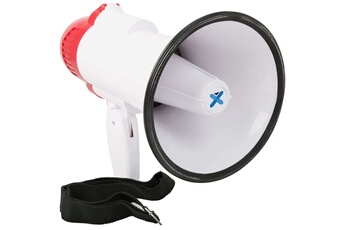 Meg020 mégaphone 20w fonction enregistrement sirène sur piles Très bon état - Vonyx reconditionné disponible sur Darty