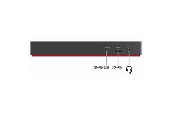 Station d'accueil PC portable filaire ThinkPad Universal Thunderbolt 4 135 W Noir Bon état -  reconditionné disponible sur Darty
