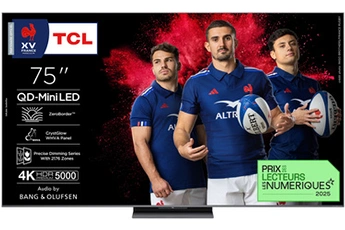 QD-Mini LED 75C89K 189 cm 2025 - Très bon état TCL sur Darty