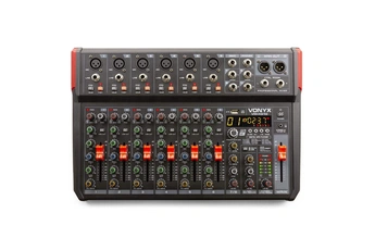 VM-KG10 Console de mixage 10 canaux - Avec Bluetooth, Lecteur MP3, interface audio USB, processeur de son Très bon état - Vonyx reconditionné disponible sur Darty
