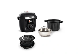 Multicuiseur intelligent Cookeo haute pression connecte + couvercle Extracrisp YY5449FB Bon état - Moulinex reconditionné disponible sur Darty