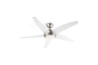Bolero Ventilateur de plafond 134cm, 50 dB, 3 vitesses de rotation, télécommande - Blanc Bon état - Klarstein reconditionné disponible sur Darty