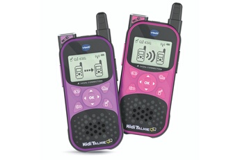 Set de 2 Talkies-Walkies Kidi Explorer Rose et Violet Bon état - VTech reconditionné disponible sur Darty