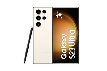 Galaxy S23 Ultra 256Go Creme 5G État correct - Samsung reconditionné disponible sur Darty