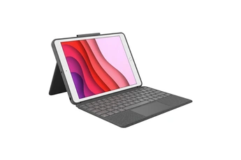 Etui clavier sans fil Azerty Combo Touch pour iPad 9ème génération, 8ème génération et 7ème génération Très bon état - Logitech reconditionné disponible sur Darty