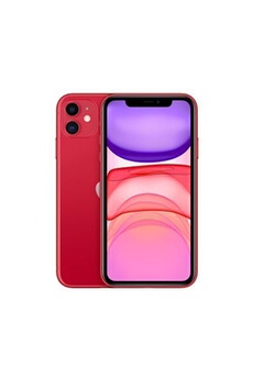 iPhone 11 64 Go 6.1"" Rouge - Reconditionné Très bon état - Apple reconditionné disponible sur Darty