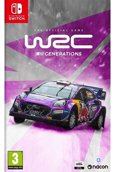 WRC Générations Nintendo Switch Très bon état - Nacon reconditionné disponible sur Darty