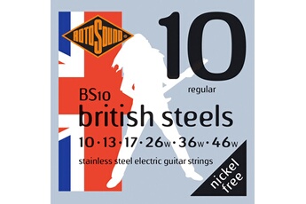 Acheter British BS10 Stainless Steel 1046 Jeux de cordes électriques 010 Bon état - 13,80 € British BS10 Stainless Steel 1046 Jeux de cordes électriques 010 Bon état - Rotosound reconditionné disponible sur Darty