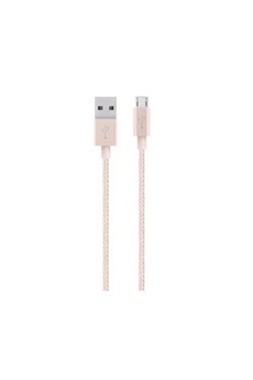 Câble Premium Micro-USB Rose Gold Bon état - Belkin reconditionné disponible sur Darty