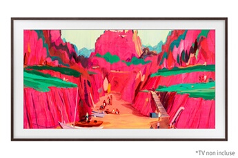 Acheter Cadre The Frame 85"" Noyer 2025 Bon état - 139,99 € Cadre The Frame 85"" Noyer 2025 Bon état - Samsung reconditionné disponible sur Darty
