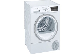 - Sèche-linge Ouverture frontale 3, WT45RV00FF/02, Blanc, L:59.8cm, H:84.2cm, P:63.4cm, Classe énergétique : A++ - Bon état Siemens sur Darty
