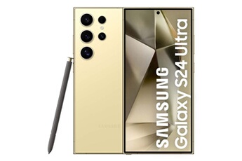 Smartphone Galaxy S24 Ultra 6,8"" 5G Nano SIM 256 Go Ambre État correct - Samsung reconditionné disponible sur Darty