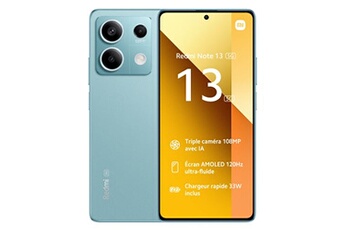 Redmi Note 13 256Go Bleu 5G Bon état - Xiaomi reconditionné disponible sur Darty