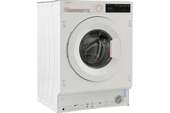 Lave-linge hublot ESNIB814BWNAFR Blanc reconditionné Bon état - Sharp reconditionné disponible sur Darty