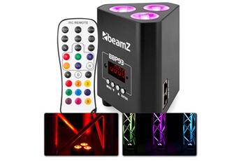 Acheter BeamZ BBP93 - Projecteur LED de Structure Suspendable, sur Batterie - RGBW DMX - 3x 10 Watts Très bon état - 113,00 € BeamZ BBP93 - Projecteur LED de Structure Suspendable, sur Batterie - RGBW DMX - 3x 10 Watts Très bon état - N/A reconditionné disponible sur Darty