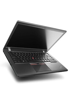 Ordinateur / PC Portable ThinkPad T450 - - 14'' HD - Noir (Intel Core i5-5300U / 2.30 GHz. 8 Go de RAM. Disque dur 240 Go SSD. Webcam. Windows 10 Bon état - Lenovo reconditionné disponible sur Darty
