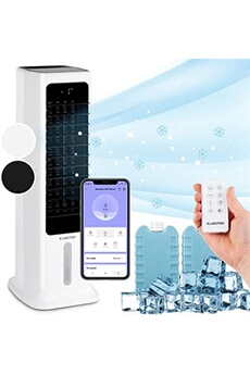 Rafraîchisseur d'air mobile - 360° oscillation - Ventilateur climatiseur mobile sans évacuation - 450 m³/h - 6l - Blanc Bon état - Klarstein reconditionné disponible sur Darty