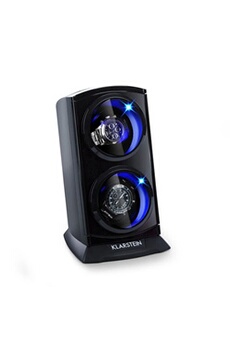 St Gall Premium Remontoir automatique de luxe pour 2 montres - 4 programmes - éclairage LED - Noir Bon état - Klarstein reconditionné disponible sur Darty