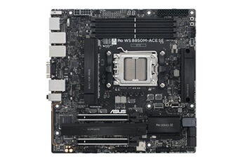 Pro WS B850M-ACE SE - Carte-mère - micro ATX - Socket AM5 - AMD B850 Chipset - USB-C 3.2 Gen2, USB 3.2 Gen 2, USB-C 3.2 Gen 2x2, USB4 - 10 Gigabit Très bon état - Asus reconditionné disponible sur Darty