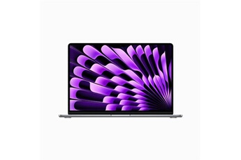 MacBook Air 15,3'' 512Go SSD 8Go RAM Puce M2 CPU 8 coeurs GPU 10 coeurs Gris sideral Nouveau Très bon état - Apple reconditionné disponible sur Darty
