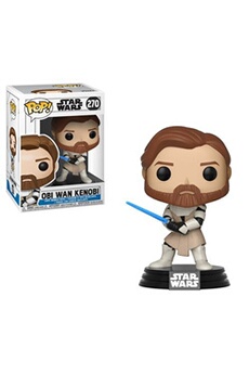 Figurine Pop Bobble Star Wars Clone Wars Obi Wan Kenobi Très bon état - Funko reconditionné disponible sur Darty