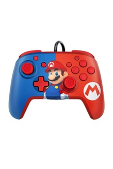 Manette Gaming filaire pour Nintendo Switch Faceoff Deluxe Mario Très bon état - N/A reconditionné disponible sur Darty