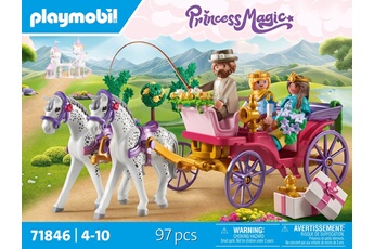 Acheter Princess Magic 71846 Calèche avec couple princier et cocher Bon état - 25,99 € Princess Magic 71846 Calèche avec couple princier et cocher Bon état - Playmobil reconditionné disponible sur Darty