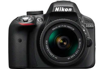 D3300 + 18-55MM VR NOIR Bon état - Nikon reconditionné disponible sur Darty